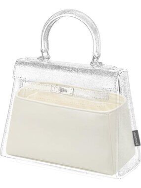 Luxury Silk Purse Organizer Insert for Designer Bags, Non-Slip Divider & Shaper